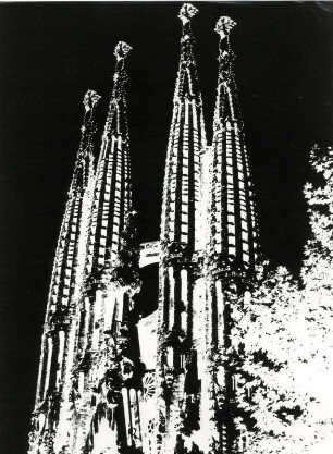 La Sagrada Familia, Barcelona, experimentell