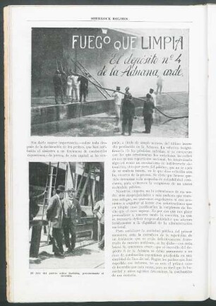 Fuego que limpia - El depósito no. 4 de la Aduana, arde