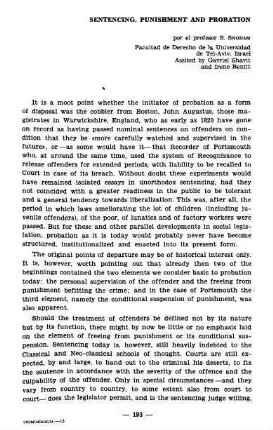193-198, Sentencing, punishment and probation