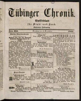 953-1036, Dezember 1851 (Nro. 235 - 255)