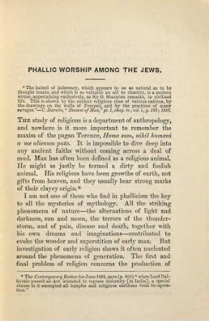 Bible studies : Essays on phallic worship and other curious rites and customs