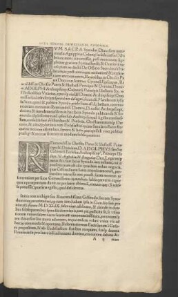 Acta Synodi Dioecesanae Colonien.