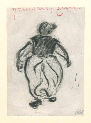 Frau in Rückenansicht