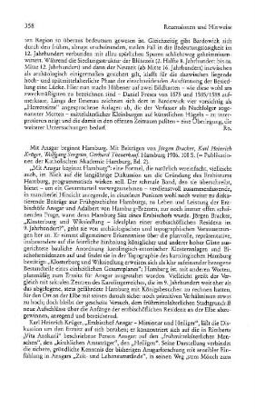 Mit Ansgar beginnt Hamburg, mit Beiträgen von Jörgen Bracker, Karl Heinrich Krüger, Wolfgang Seegrün, ..., (Publikationen der Katholischen Akademie Hamburg, 2) : Hamburg, 1986