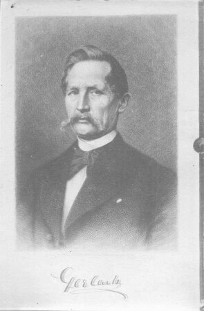 Porträt Gerlach : Porträt Gerlach. Druck (wohl 1851/1900)