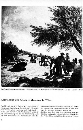 Ausstellung des Altonaer Museums in Wien