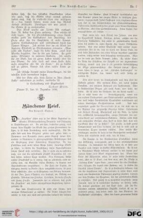 Münchener Brief