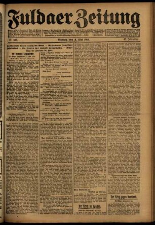 Ausgabe vom Montag, den 08. Mai 1916.
