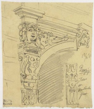 Portal in Danzig, Portalpilaster