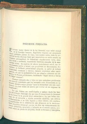 Ingenieros psiquiatra