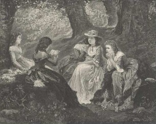 "Une lecture du Werther, après un tableau de Amberg" Vorlesung aus Goethes "Werther"
