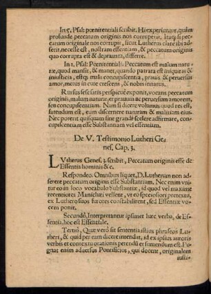 De V. Testimonio Lutheri ...