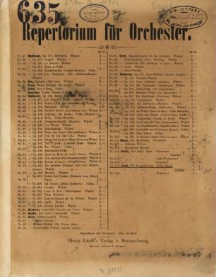 Die Tempelherren : Ballet-Musik