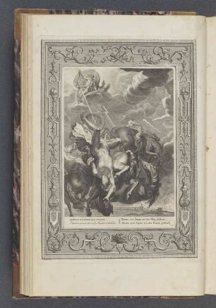 Phaeton von Jupiter mir dem Blitz erschlagen.