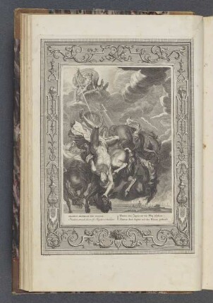 Phaeton von Jupiter mir dem Blitz erschlagen.