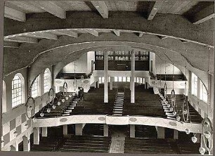 Fischer, Theodor; Ulm; Garnisonkirche (Pauluskirche) - Innenansicht