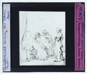 Rembrandt, Heilung des Tobias (Zeichnung Benesch 547) (Cleveland MoA 69.69)