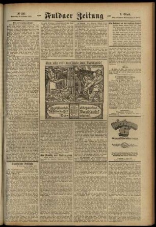 Zweite Ausgabe vom Samstag, den 13. Oktober 1917.