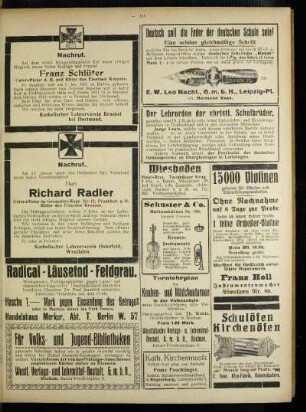 Nachruf : [Franz Schlüter]