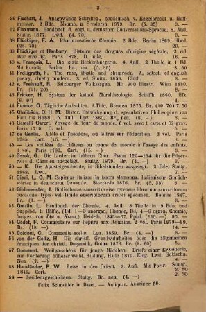 Antiquarischer Anzeiger von Felix Schneider in Basel. 50. 1880