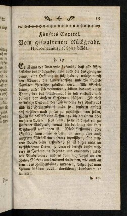 15-20, Fünftes Capitel: Vom gespaltenen Rückgrade