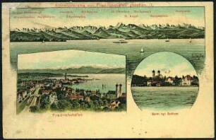 Alpenpanorama von Friedrichshafen