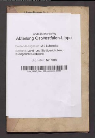 Erblasser: Ortgies, Christian Friedrich: