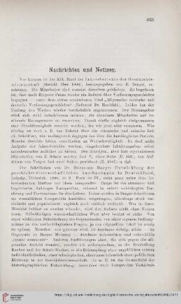 Nachrichten und Notizen