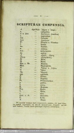 SCRIPTURAE COMPENDIA