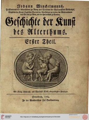 Titelblatt (Erster Theil)