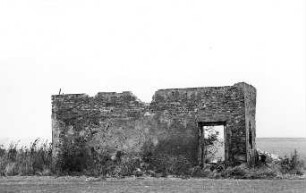 Markersdorf-Jauernick-Buschbach. Ruine des ehem. Windmüllerhauses