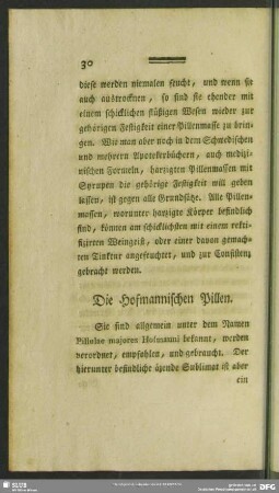 Die Hofmannischen Pillen