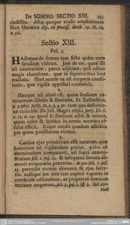 Sectio XIII.