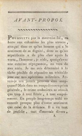 Précis des opérations de l'armée du Danube, sous les ordres du général Jourdan : extrait des mémoires manuscrits de ce général