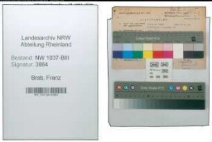 Entnazifizierung Franz Brab , geb. 09.03.1903 (Hundezuechter)