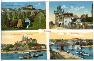 Meißen. verschiedene Stadtansichten