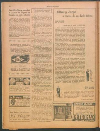 Ethel y Jorge al través de un diario íntimo