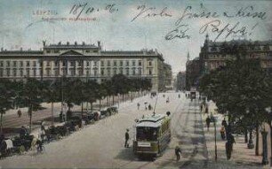 Leipzig: Augustusplatz mit Hauptpost