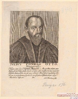 Julius Conrad Otto aus Wien, ursprünglich Naphtali Margolith; geb. 1562
