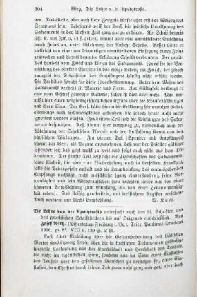 304-305 [Rezension] Wirtz, Josef, Die Lehre von der Apolytrosis