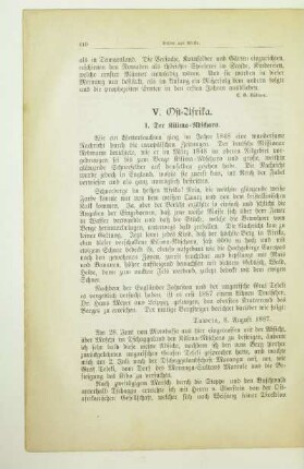 V. Ost-Afrika.