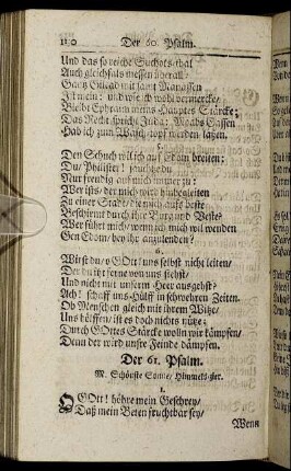 Der 61. Psalm. - Der 70. Psalm.