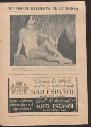 Intérprete expresiva de la danza - Aurora Gibellini