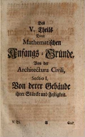 Mathematische Anfangsgründe