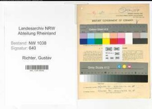 Entnazifizierung Gustav Richter , geb. 18.01.1901 (Beamter)