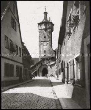 Das Burgtor in Rothenburg ob der Tauber