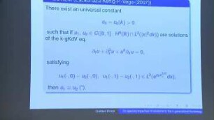 On special regularity properties of a class of dispersive equations