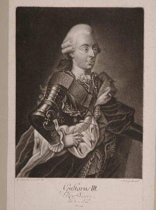 Bildnis von Gustav III. (1746-1792), König von Schweden
