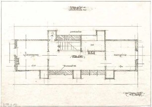 Gsaenger, Gustav; Planegg bei München (Bayern); Wohnhaus Felder - Grundriss DG