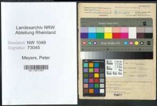 Entnazifizierung Peter Meyers , geb. 21.03.1891 (Polizeibeamter)